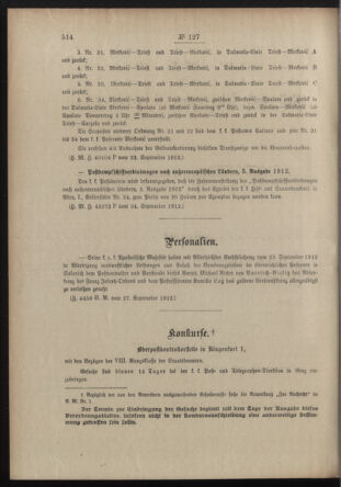 Post- und Telegraphen-Verordnungsblatt für das Verwaltungsgebiet des K.-K. Handelsministeriums 19121003 Seite: 2