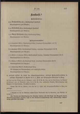 Post- und Telegraphen-Verordnungsblatt für das Verwaltungsgebiet des K.-K. Handelsministeriums 19121010 Seite: 3