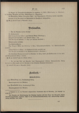 Post- und Telegraphen-Verordnungsblatt für das Verwaltungsgebiet des K.-K. Handelsministeriums 19121111 Seite: 3