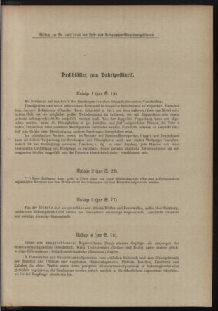 Post- und Telegraphen-Verordnungsblatt für das Verwaltungsgebiet des K.-K. Handelsministeriums 19121119 Seite: 3