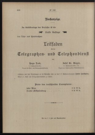 Post- und Telegraphen-Verordnungsblatt für das Verwaltungsgebiet des K.-K. Handelsministeriums 19121120 Seite: 4