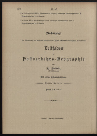 Post- und Telegraphen-Verordnungsblatt für das Verwaltungsgebiet des K.-K. Handelsministeriums 19121204 Seite: 4