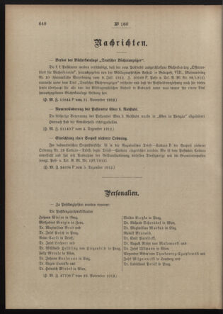 Post- und Telegraphen-Verordnungsblatt für das Verwaltungsgebiet des K.-K. Handelsministeriums 19121210 Seite: 2