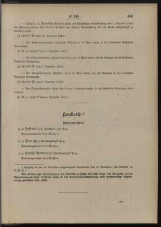 Post- und Telegraphen-Verordnungsblatt für das Verwaltungsgebiet des K.-K. Handelsministeriums 19121213 Seite: 3