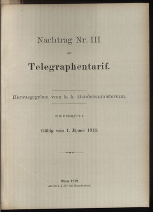 Post- und Telegraphen-Verordnungsblatt für das Verwaltungsgebiet des K.-K. Handelsministeriums 1912bl04 Seite: 34