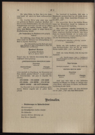 Post- und Telegraphen-Verordnungsblatt für das Verwaltungsgebiet des K.-K. Handelsministeriums 19130107 Seite: 2