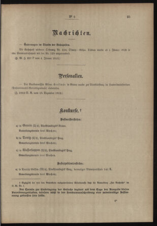 Post- und Telegraphen-Verordnungsblatt für das Verwaltungsgebiet des K.-K. Handelsministeriums 19130110 Seite: 3