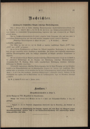 Post- und Telegraphen-Verordnungsblatt für das Verwaltungsgebiet des K.-K. Handelsministeriums 19130115 Seite: 3