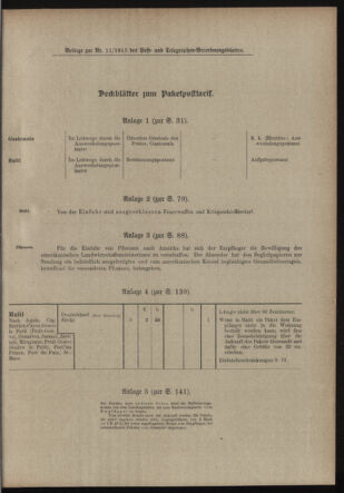 Post- und Telegraphen-Verordnungsblatt für das Verwaltungsgebiet des K.-K. Handelsministeriums 19130123 Seite: 3