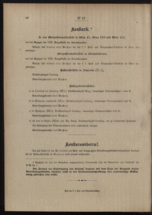 Post- und Telegraphen-Verordnungsblatt für das Verwaltungsgebiet des K.-K. Handelsministeriums 19130124 Seite: 4