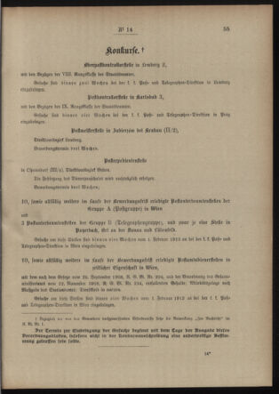 Post- und Telegraphen-Verordnungsblatt für das Verwaltungsgebiet des K.-K. Handelsministeriums 19130128 Seite: 3