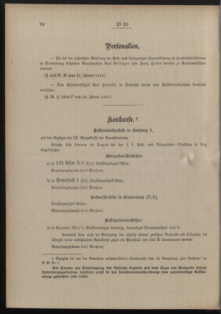 Post- und Telegraphen-Verordnungsblatt für das Verwaltungsgebiet des K.-K. Handelsministeriums 19130205 Seite: 2