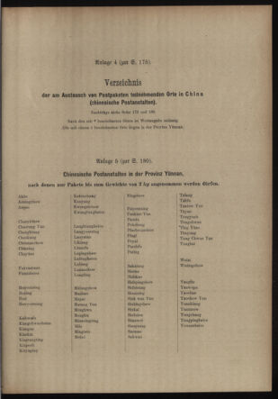 Post- und Telegraphen-Verordnungsblatt für das Verwaltungsgebiet des K.-K. Handelsministeriums 19130208 Seite: 5