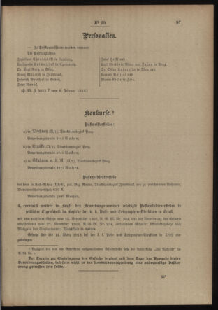 Post- und Telegraphen-Verordnungsblatt für das Verwaltungsgebiet des K.-K. Handelsministeriums 19130214 Seite: 3