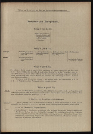 Post- und Telegraphen-Verordnungsblatt für das Verwaltungsgebiet des K.-K. Handelsministeriums 19130228 Seite: 3