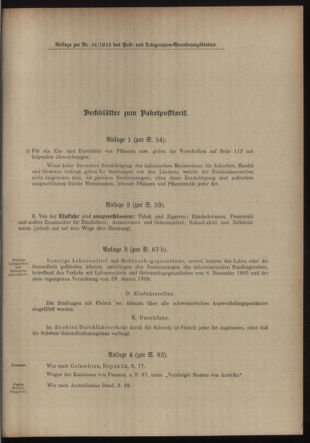 Post- und Telegraphen-Verordnungsblatt für das Verwaltungsgebiet des K.-K. Handelsministeriums 19130304 Seite: 3