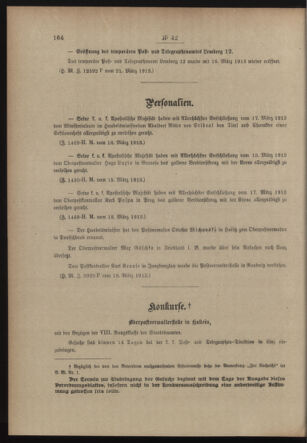 Post- und Telegraphen-Verordnungsblatt für das Verwaltungsgebiet des K.-K. Handelsministeriums 19130329 Seite: 2