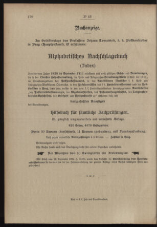 Post- und Telegraphen-Verordnungsblatt für das Verwaltungsgebiet des K.-K. Handelsministeriums 19130401 Seite: 4