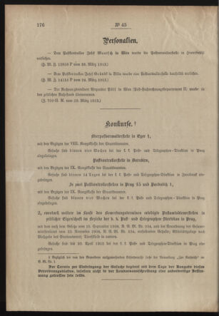 Post- und Telegraphen-Verordnungsblatt für das Verwaltungsgebiet des K.-K. Handelsministeriums 19130404 Seite: 2