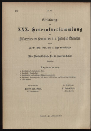 Post- und Telegraphen-Verordnungsblatt für das Verwaltungsgebiet des K.-K. Handelsministeriums 19130405 Seite: 4