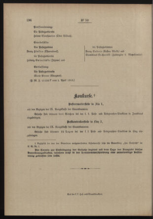 Post- und Telegraphen-Verordnungsblatt für das Verwaltungsgebiet des K.-K. Handelsministeriums 19130415 Seite: 4