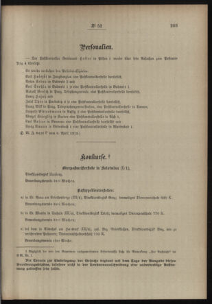 Post- und Telegraphen-Verordnungsblatt für das Verwaltungsgebiet des K.-K. Handelsministeriums 19130419 Seite: 3