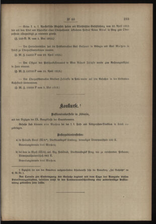 Post- und Telegraphen-Verordnungsblatt für das Verwaltungsgebiet des K.-K. Handelsministeriums 19130510 Seite: 3