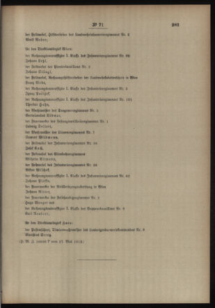 Post- und Telegraphen-Verordnungsblatt für das Verwaltungsgebiet des K.-K. Handelsministeriums 19130604 Seite: 7