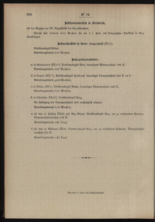 Post- und Telegraphen-Verordnungsblatt für das Verwaltungsgebiet des K.-K. Handelsministeriums 19130611 Seite: 4