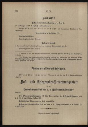 Post- und Telegraphen-Verordnungsblatt für das Verwaltungsgebiet des K.-K. Handelsministeriums 19130613 Seite: 4