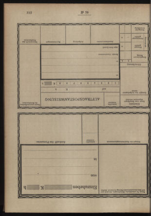 Post- und Telegraphen-Verordnungsblatt für das Verwaltungsgebiet des K.-K. Handelsministeriums 19130617 Seite: 6