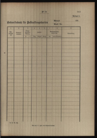 Post- und Telegraphen-Verordnungsblatt für das Verwaltungsgebiet des K.-K. Handelsministeriums 19130617 Seite: 7