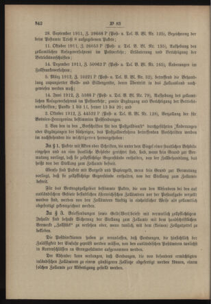 Post- und Telegraphen-Verordnungsblatt für das Verwaltungsgebiet des K.-K. Handelsministeriums 19130625 Seite: 4