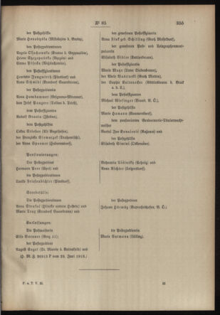 Post- und Telegraphen-Verordnungsblatt für das Verwaltungsgebiet des K.-K. Handelsministeriums 19130628 Seite: 5