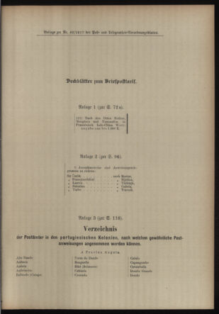 Post- und Telegraphen-Verordnungsblatt für das Verwaltungsgebiet des K.-K. Handelsministeriums 19130705 Seite: 3