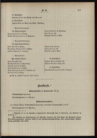 Post- und Telegraphen-Verordnungsblatt für das Verwaltungsgebiet des K.-K. Handelsministeriums 19130804 Seite: 3