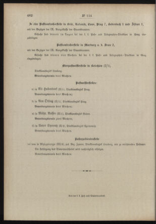 Post- und Telegraphen-Verordnungsblatt für das Verwaltungsgebiet des K.-K. Handelsministeriums 19130917 Seite: 4