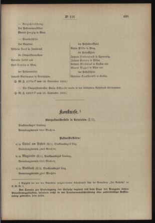 Post- und Telegraphen-Verordnungsblatt für das Verwaltungsgebiet des K.-K. Handelsministeriums 19130922 Seite: 3