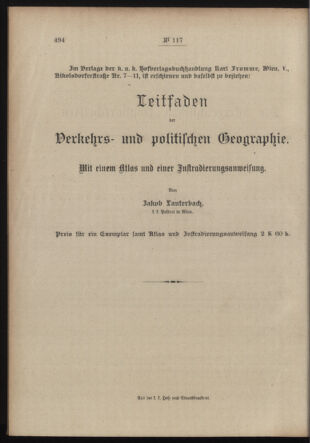 Post- und Telegraphen-Verordnungsblatt für das Verwaltungsgebiet des K.-K. Handelsministeriums 19130925 Seite: 4