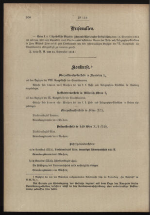 Post- und Telegraphen-Verordnungsblatt für das Verwaltungsgebiet des K.-K. Handelsministeriums 19131003 Seite: 2