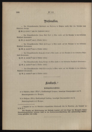 Post- und Telegraphen-Verordnungsblatt für das Verwaltungsgebiet des K.-K. Handelsministeriums 19131008 Seite: 2