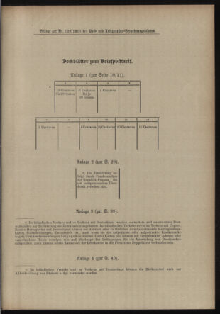 Post- und Telegraphen-Verordnungsblatt für das Verwaltungsgebiet des K.-K. Handelsministeriums 19131027 Seite: 5