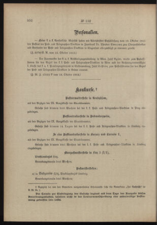 Post- und Telegraphen-Verordnungsblatt für das Verwaltungsgebiet des K.-K. Handelsministeriums 19131030 Seite: 2