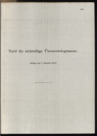 Post- und Telegraphen-Verordnungsblatt für das Verwaltungsgebiet des K.-K. Handelsministeriums 19131031 Seite: 65