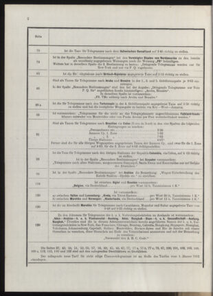 Post- und Telegraphen-Verordnungsblatt für das Verwaltungsgebiet des K.-K. Handelsministeriums 19131031 Seite: 8