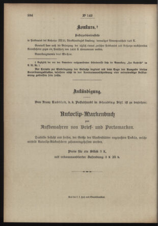 Post- und Telegraphen-Verordnungsblatt für das Verwaltungsgebiet des K.-K. Handelsministeriums 19131118 Seite: 4