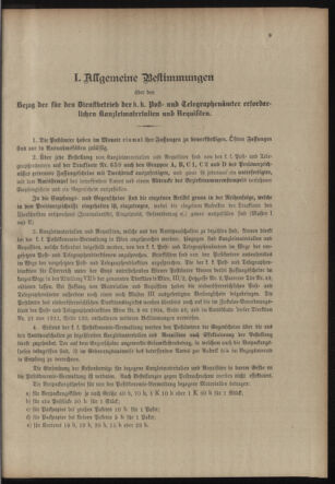 Post- und Telegraphen-Verordnungsblatt für das Verwaltungsgebiet des K.-K. Handelsministeriums 19131125 Seite: 13