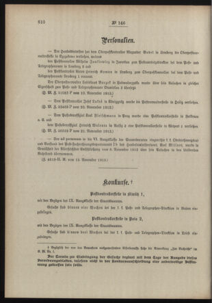 Post- und Telegraphen-Verordnungsblatt für das Verwaltungsgebiet des K.-K. Handelsministeriums 19131128 Seite: 2