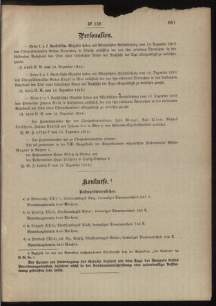 Post- und Telegraphen-Verordnungsblatt für das Verwaltungsgebiet des K.-K. Handelsministeriums 19131222 Seite: 3