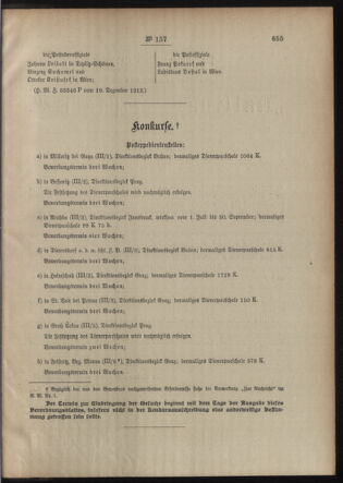 Post- und Telegraphen-Verordnungsblatt für das Verwaltungsgebiet des K.-K. Handelsministeriums 19131224 Seite: 3